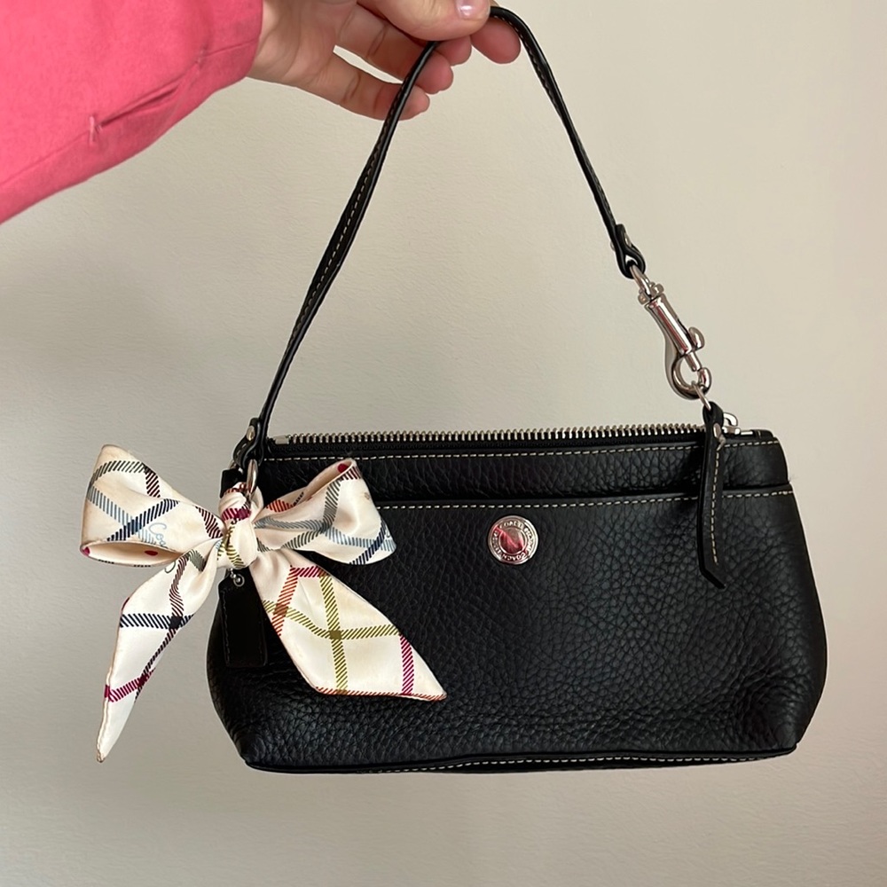 Coach Leather Pouch with Bow